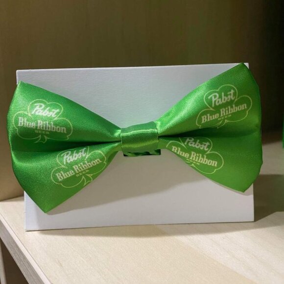 Rare Pabst Blue Ribbon Bow Tie New Unused St. Patr - Picture 2 of 4